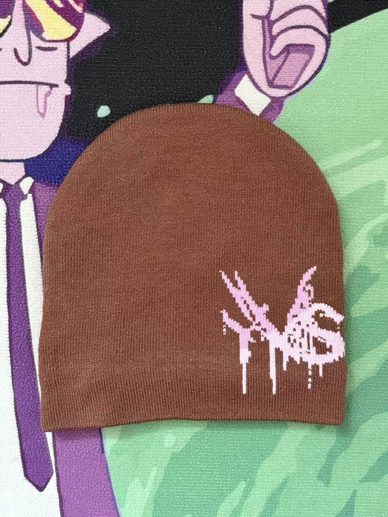 "MS" Retro Knitted Beanie