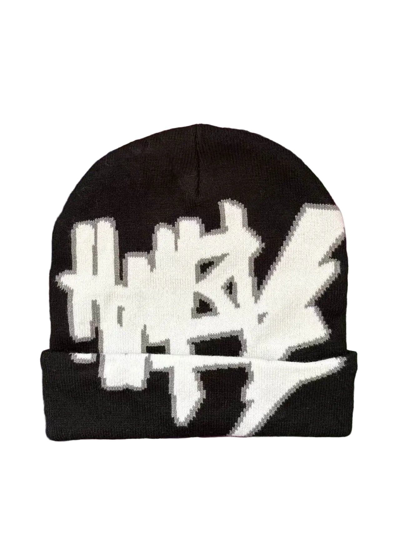 Vibrant Retro Knitted Beanie