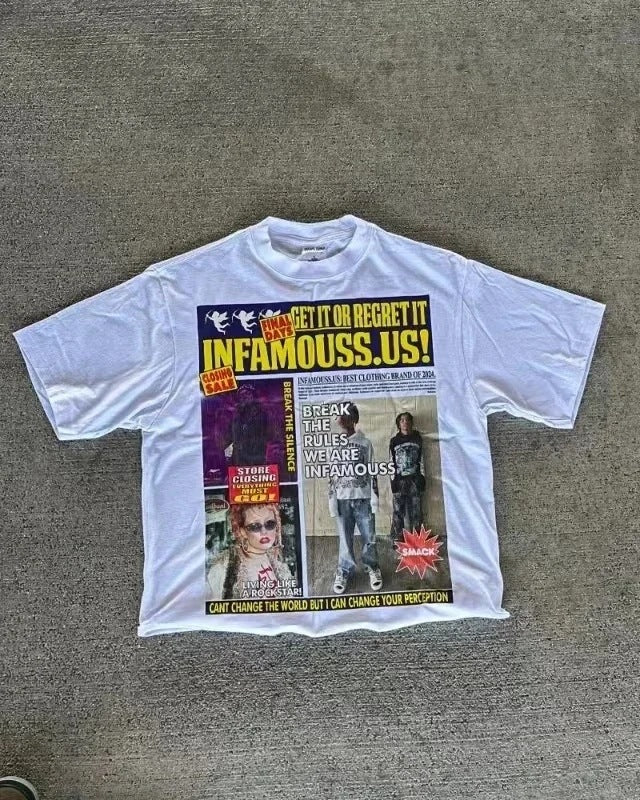 Newspaper Vintage Tee