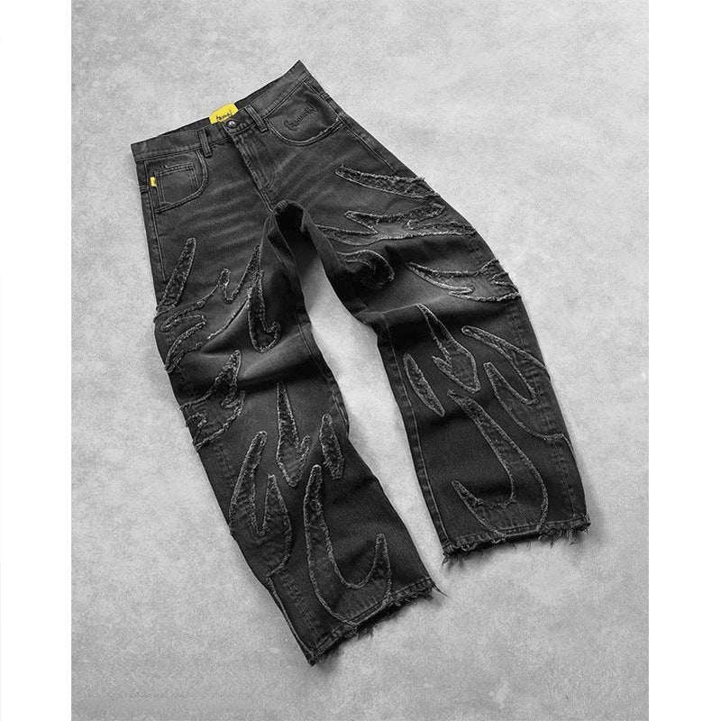 Retro Wide-leg Jeans