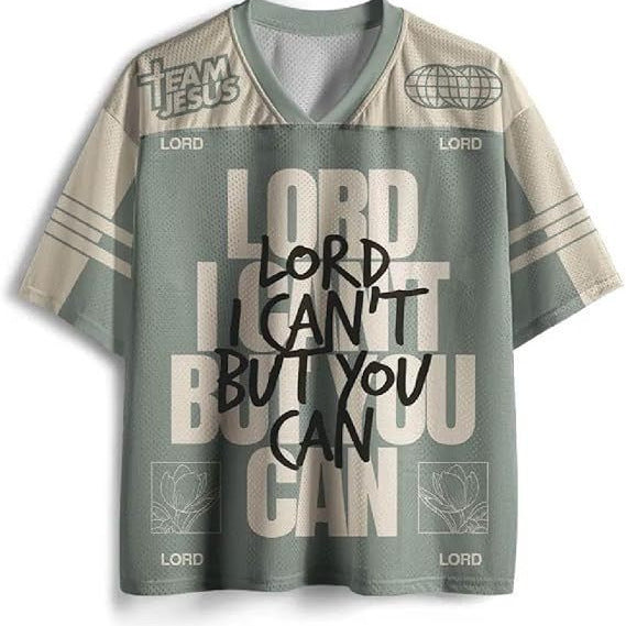 "Lord I Can't" NFL Style Printed Tee