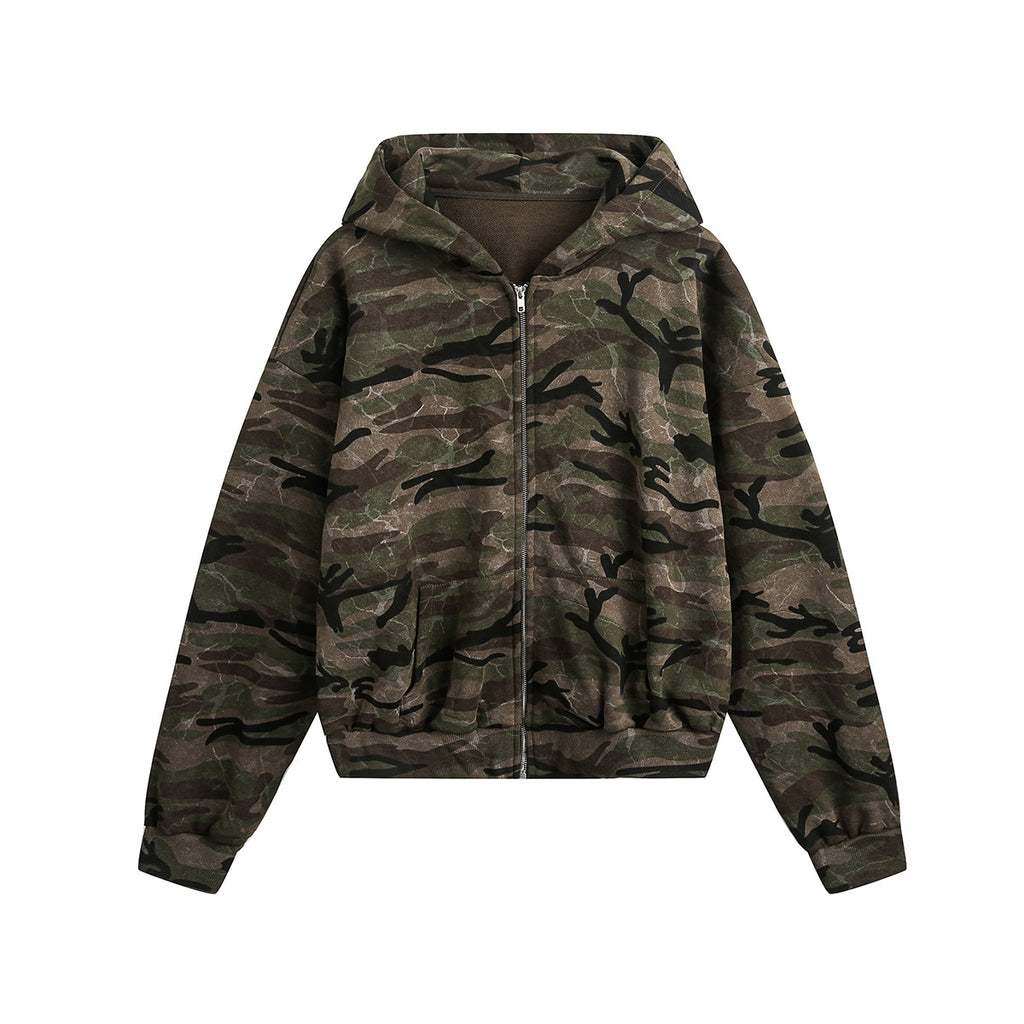 Street Camo Zip Hoodie
