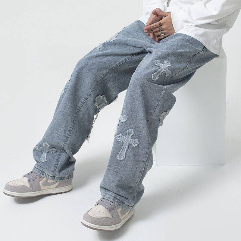 "Crosses" Denim Jeans