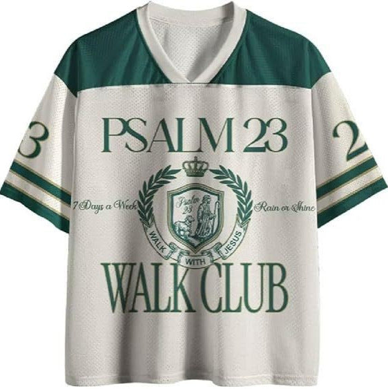 "Psalm 23" NFL Style Printed Tee