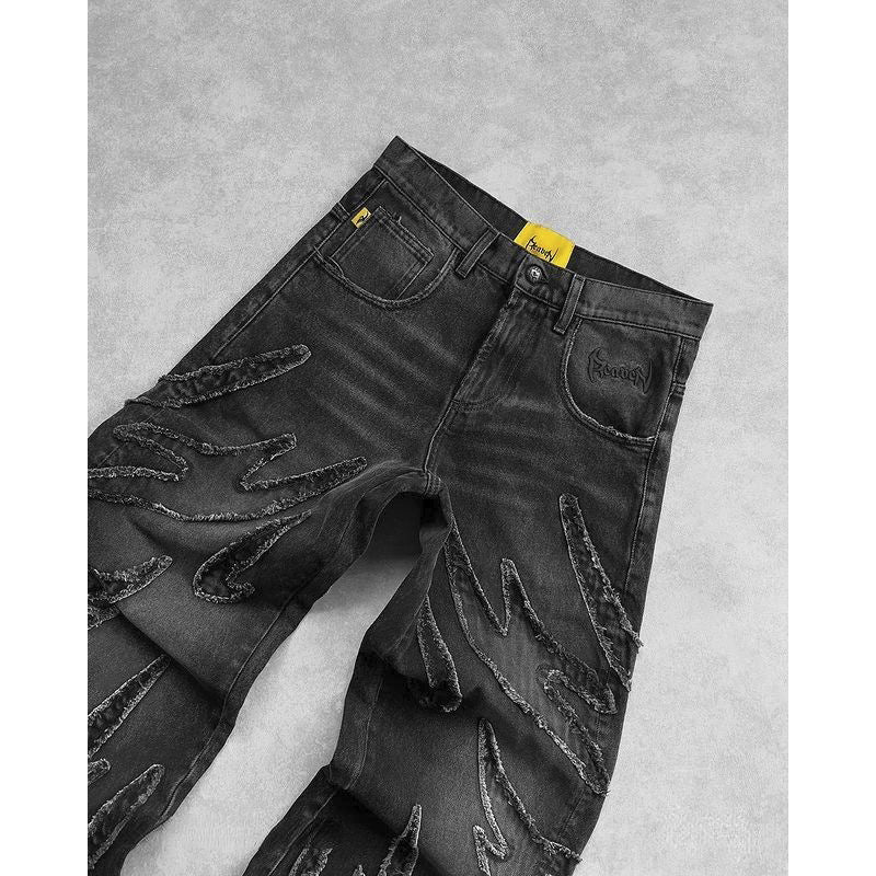 Retro Wide-leg Jeans