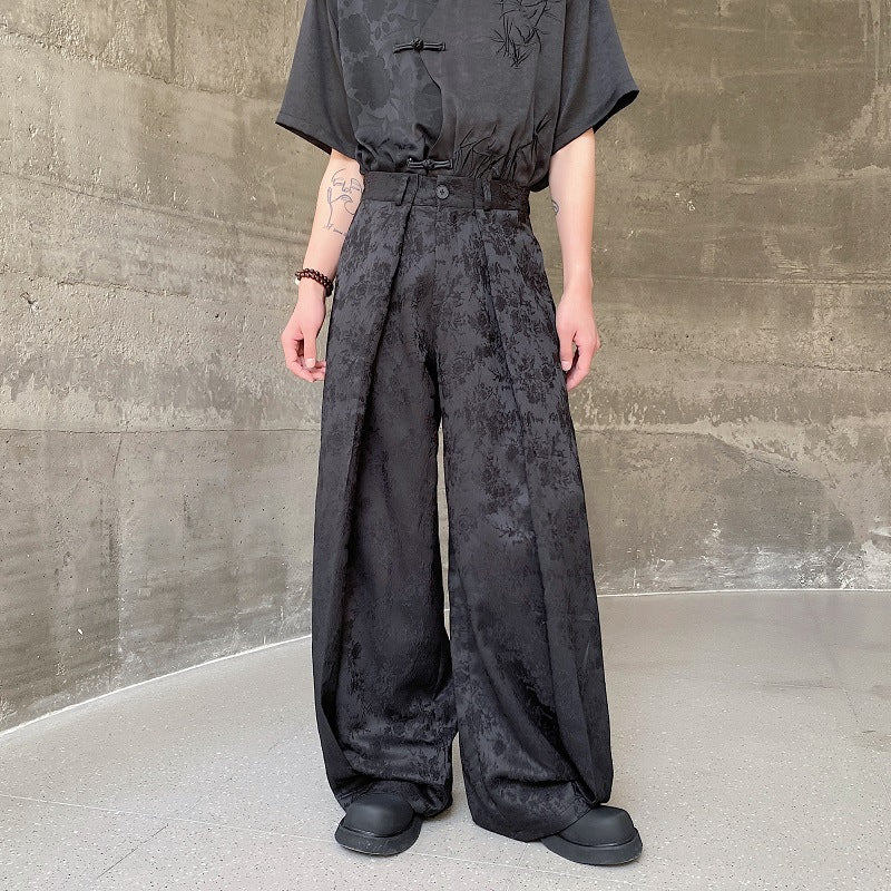 Flowers Patterned Dress Pants