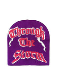 "Through The Storm" Retro Knitted Beanie