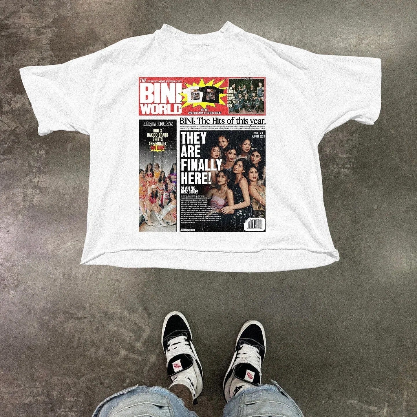 BINI World Vintage Tee