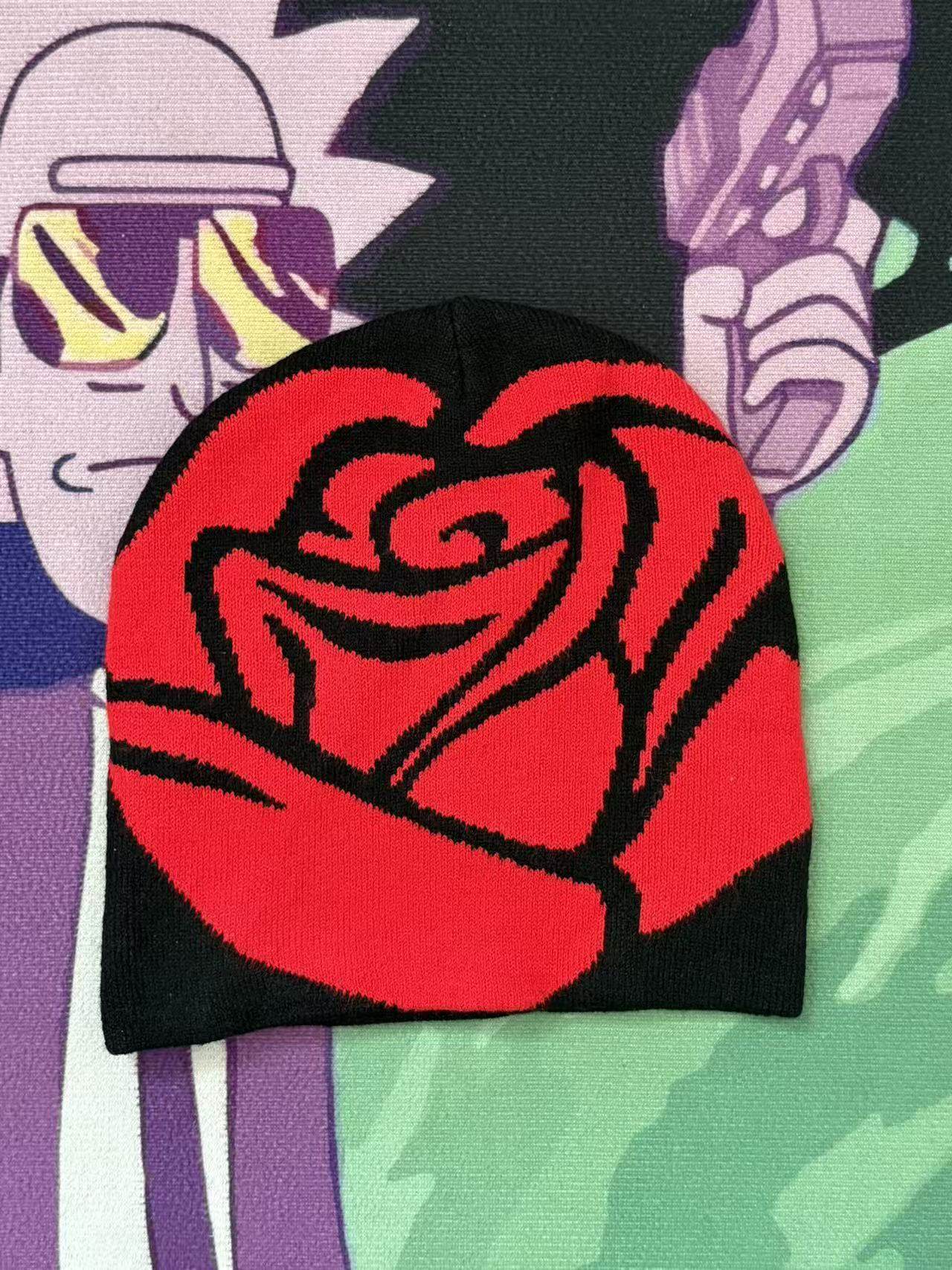 "Rose" Retro Knitted Beanie