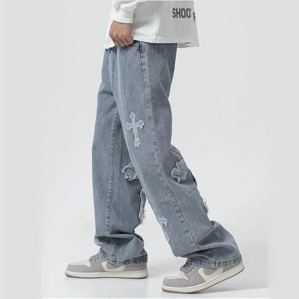 "Crosses" Denim Jeans