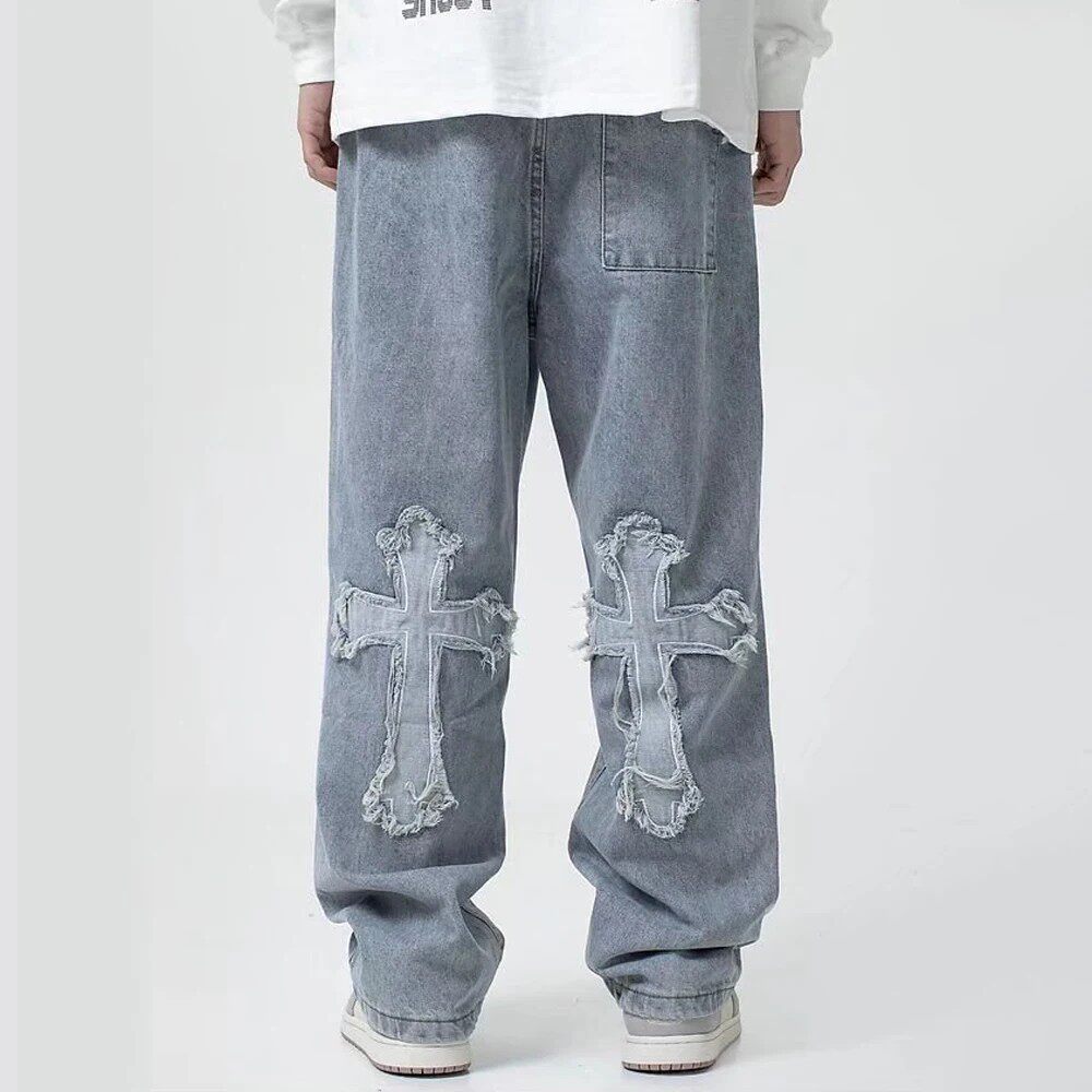 "Crosses" Denim Jeans
