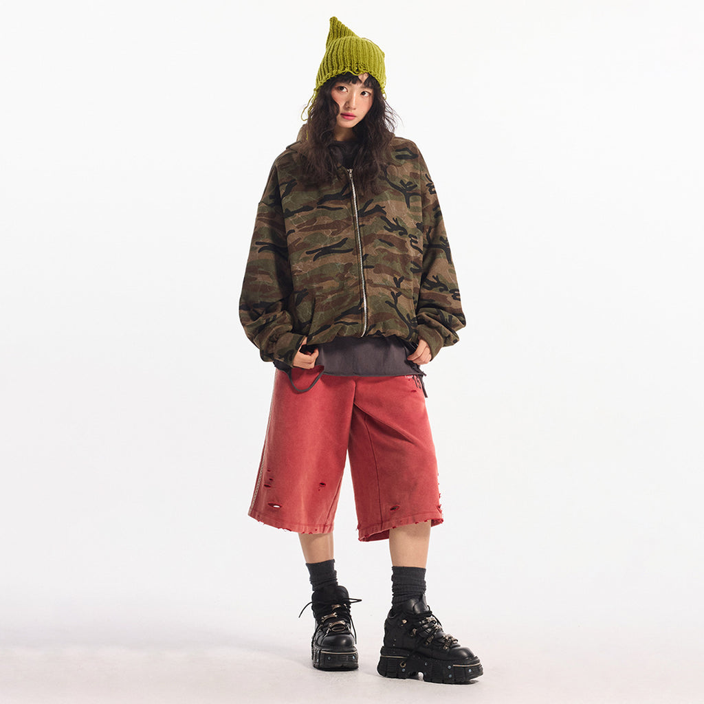 Street Camo Zip Hoodie