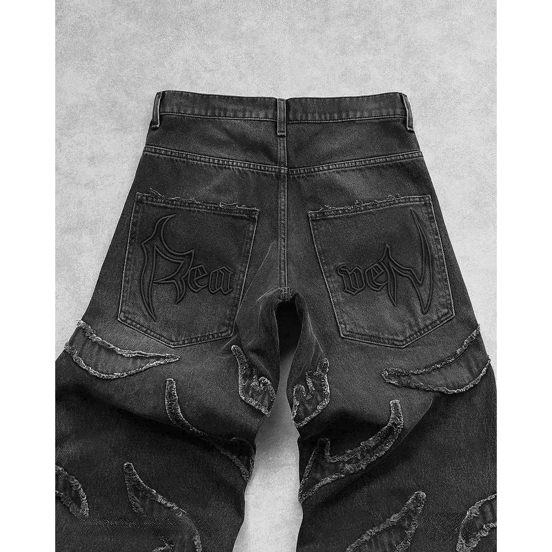 Retro Wide-leg Jeans