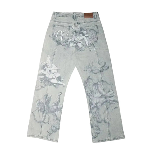 "AMOR" Denim Jeans