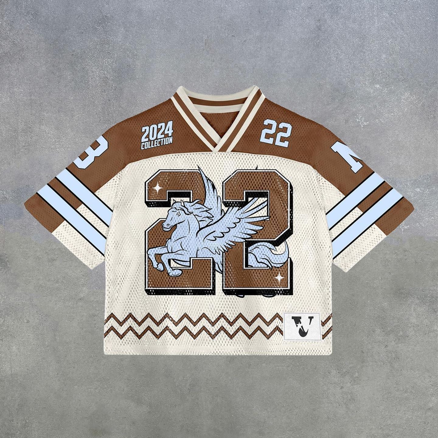 "22" NFL Style Printed Tee