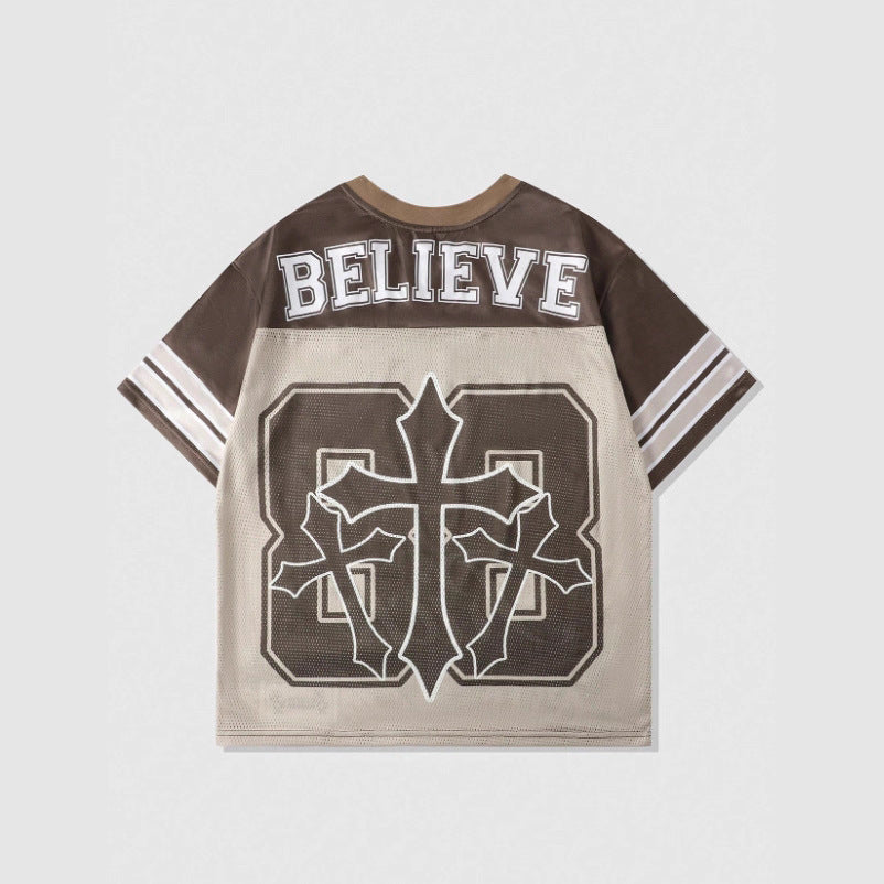 "Believe" NFL Style Printed Tee
