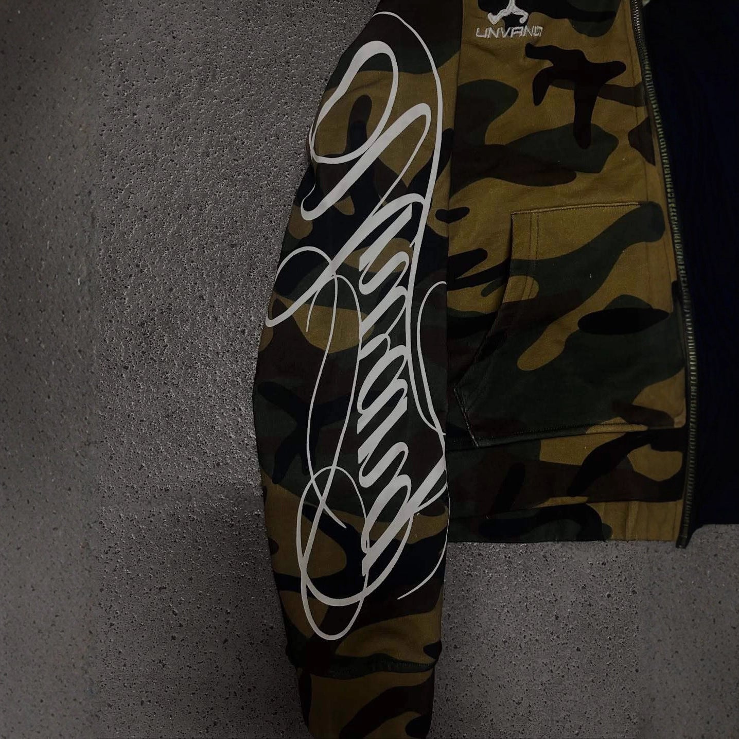 Camo Racing Zip Hoodie