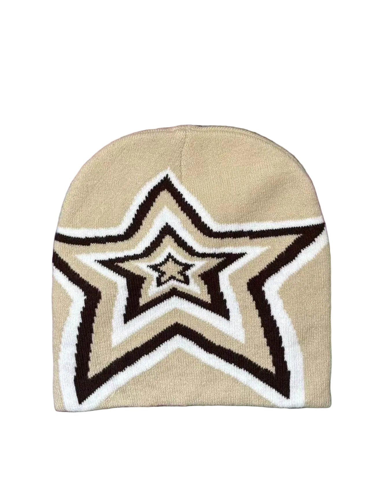 Stars Retro Knitted Beanie