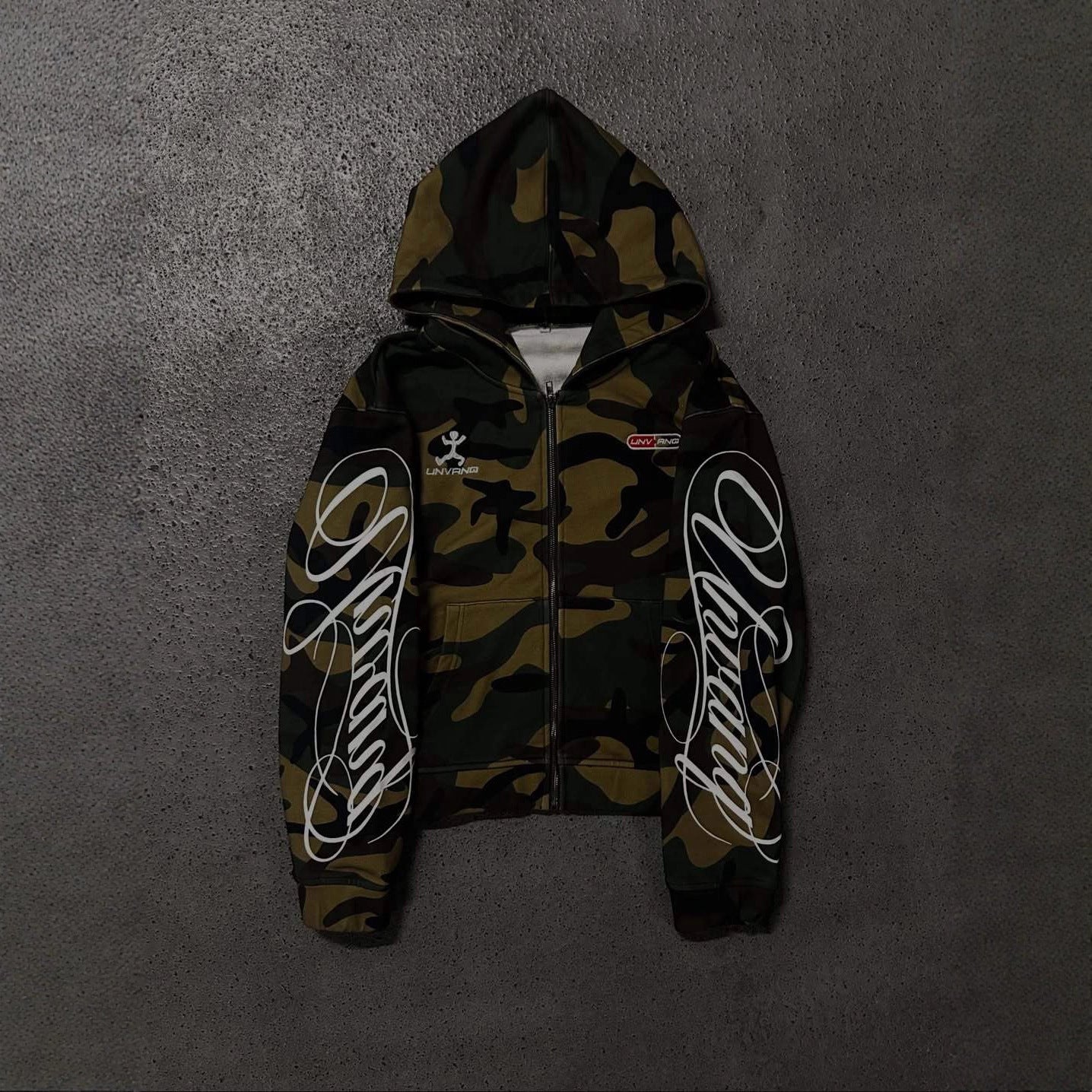 Camo Racing Zip Hoodie