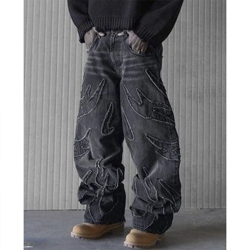 Retro Wide-leg Jeans