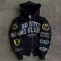 Retro Racing Zip Hoodie