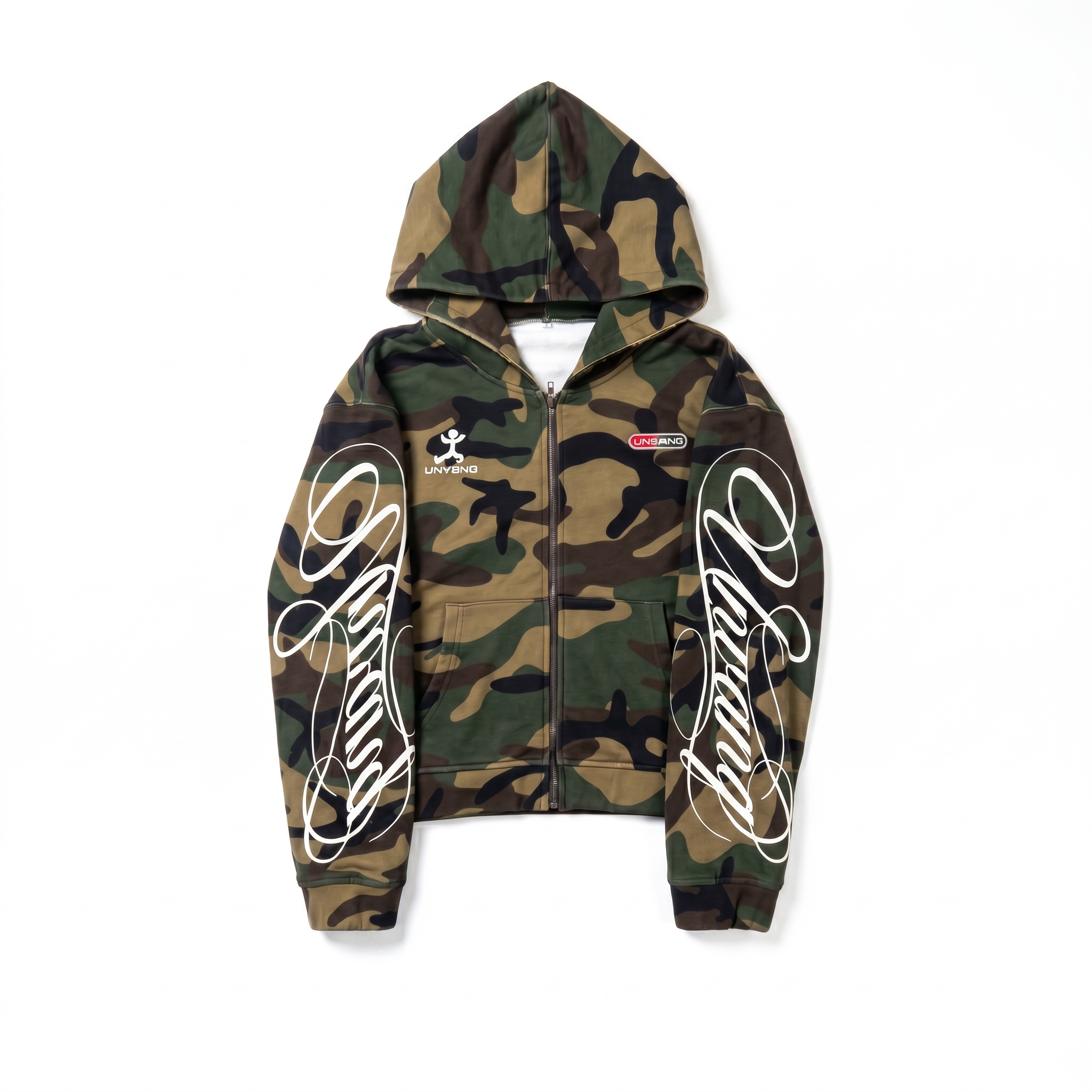 Camo Racing Zip Hoodie