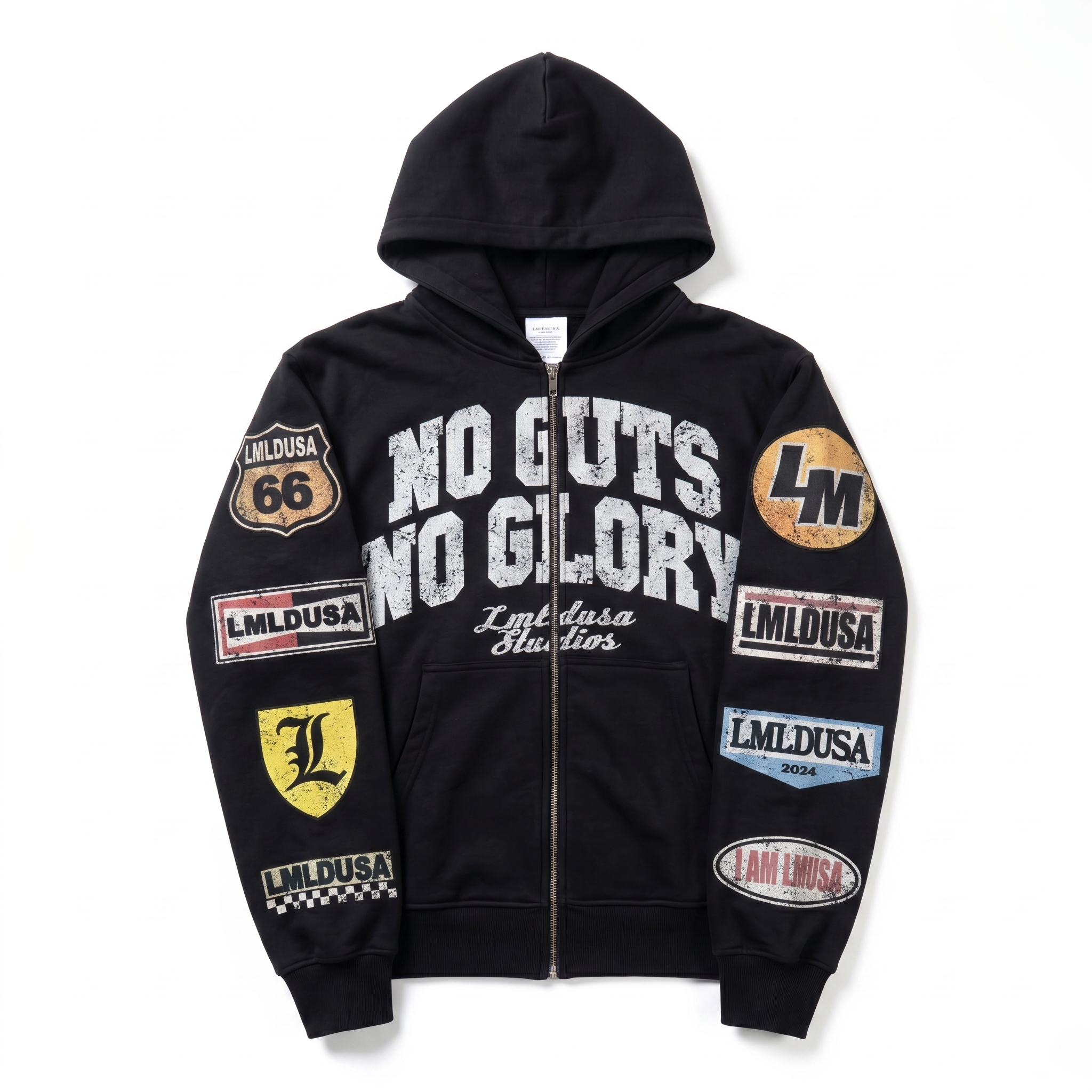 Retro Racing Zip Hoodie