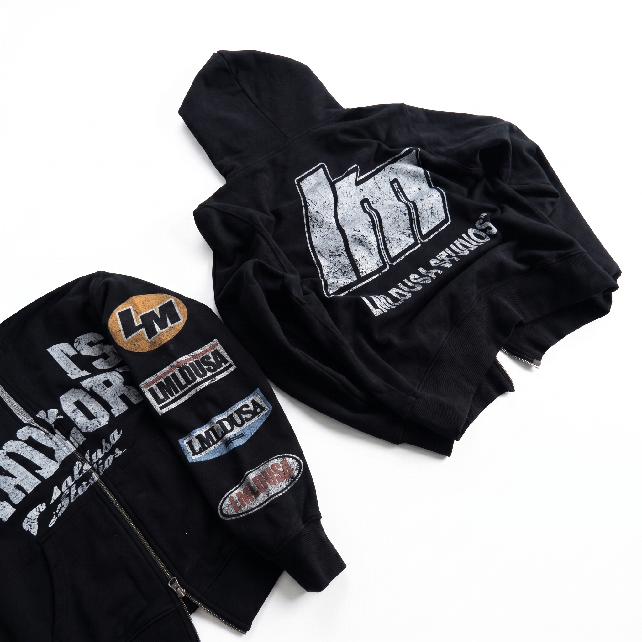Retro Racing Zip Hoodie