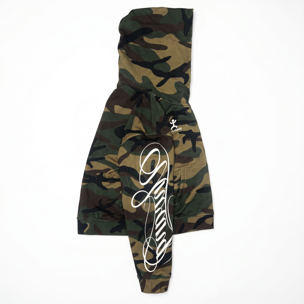 Camo Racing Zip Hoodie
