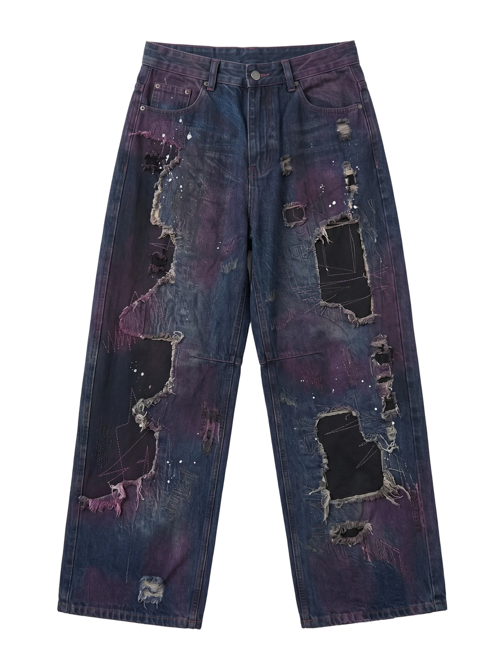 Retro Cargo Pants blue