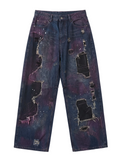 Retro Cargo Pants blue