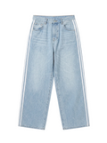 Blue "Two-Stripe" Denim Jeans