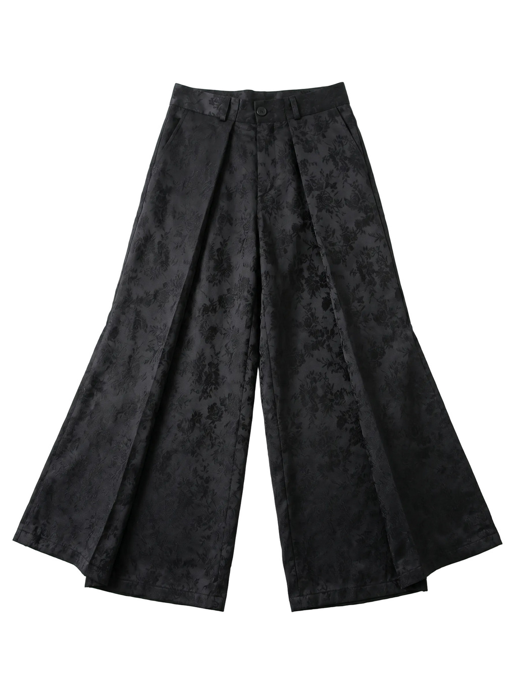 Flowers Patterned Dress Pants