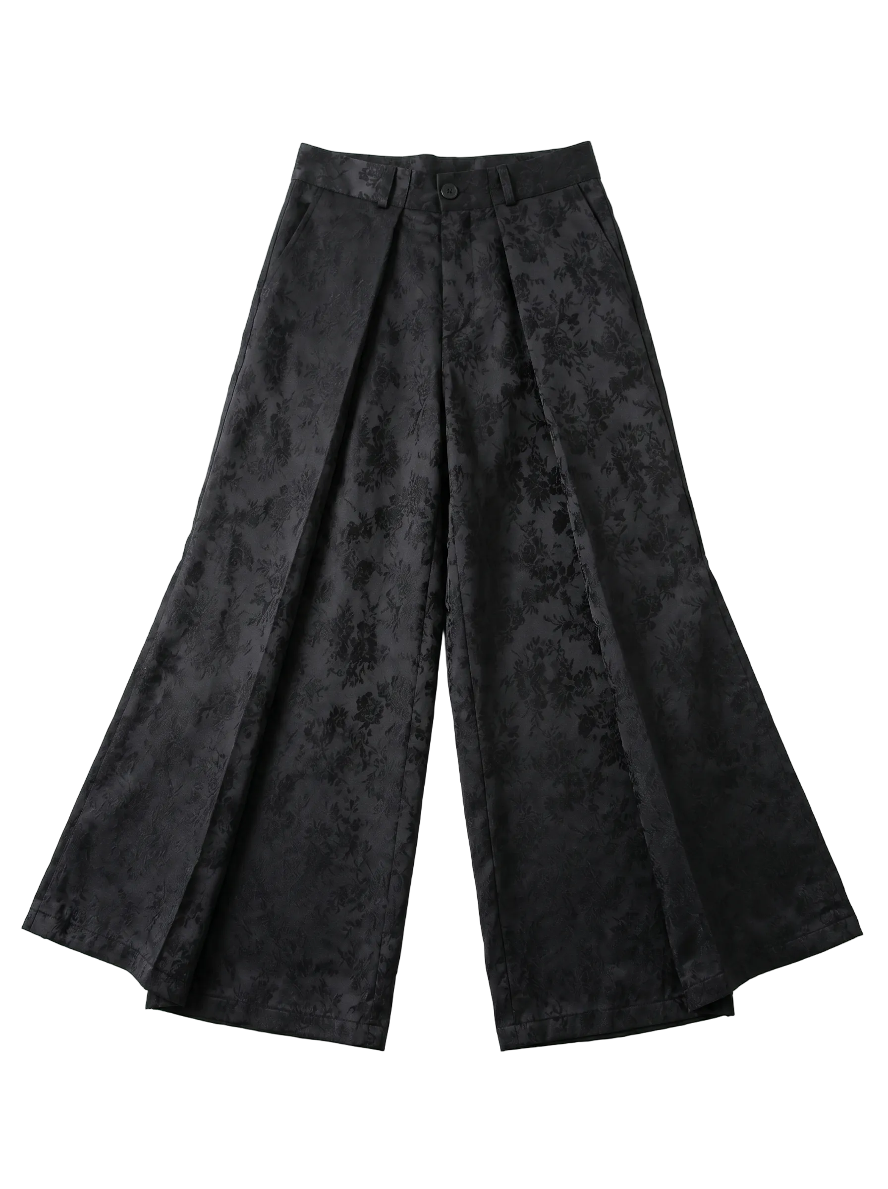 Flowers Patterned Dress Pants