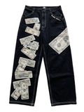 Karl Kani "Money" Printed Denim Jeans